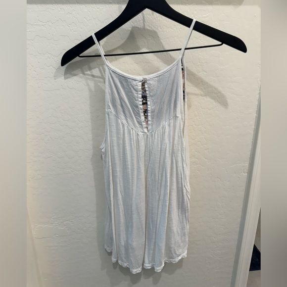 Women’s white Blouse with boho accent - Size Small - Picture 3 of 3